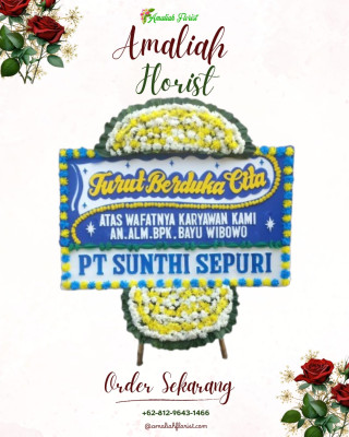 Papan Bunga Duka di Luwu Utara