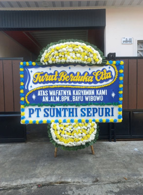 Papan Bunga Duka di Luwu Utara